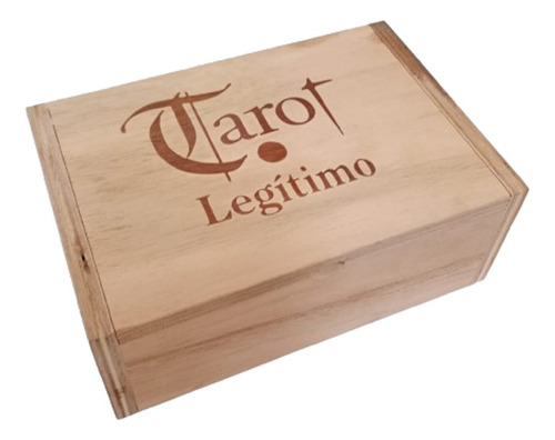 Estuche Para Cartas De Tarot Caja De Madera Contenedora 