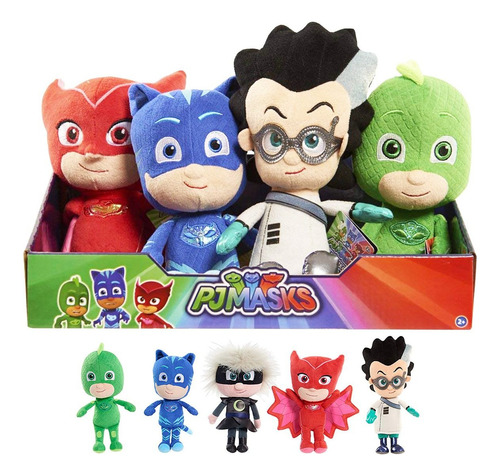 Pj Masks Mini Peluche Heroes En Pijamas Muñeco - El Rey