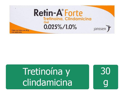 Retin A Forte Gel 0.025%/1.0% Caja Con Tubo Con 30g Con Apli