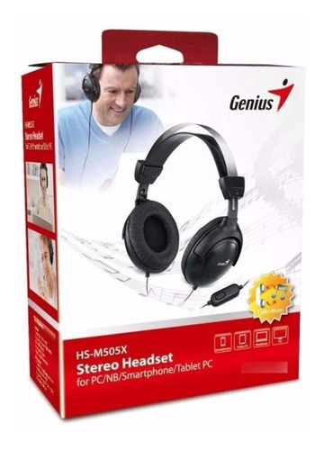 Auriculares Genius Hs-m505x Vincha Microfono Celular Pc