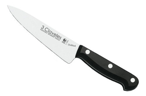 Cuchillo Cocinero Tres Claveles Inox Uniblock 20cms 212109