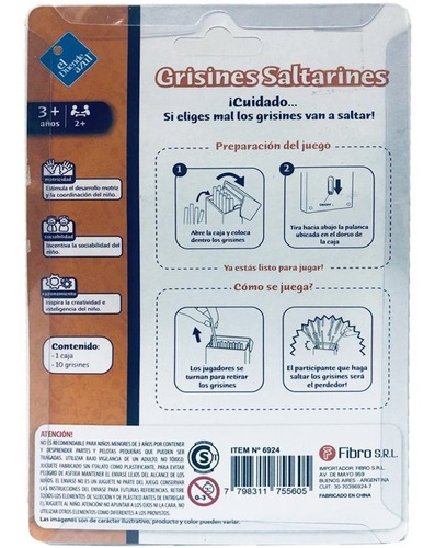 Juego Grisines Saltarines Mesa Original Nuevo 6924 Bigshop