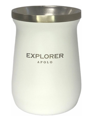 Mate Termico Explorer Apolo 236ml Blanco Liso