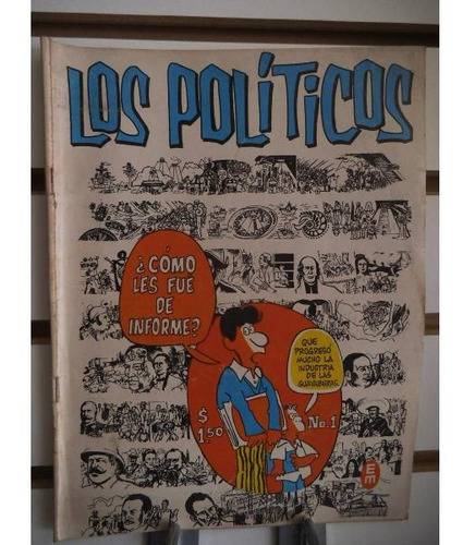 Comic Los Politicos 01 Editorial Meridiano Vintage