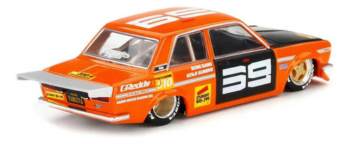 Mini Gt - Kaido House Datsun 510 Sport Caja Verde Esc 1:64 Color Naranja