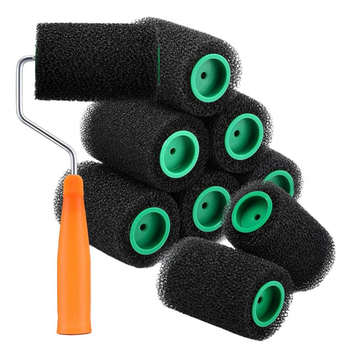 Juego De Rodillos Para Pintura Kit De Rodillos Pequeños Con