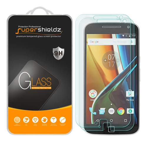  2-pack  Supershieldz Para Motorola Moto G4 Plus/moto G Plu