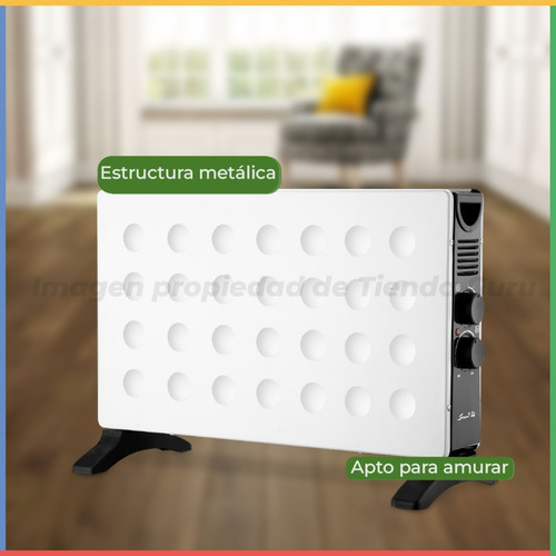 Imagen 5 de 6 de Panel Convector Smart-tek Electrico 2000w Piso Pared Ht2100