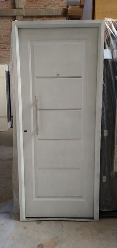 Imagen 2 de 6 de Puerta Doble Chapa 80x200 Barral Inserto Terra Alfa Metal