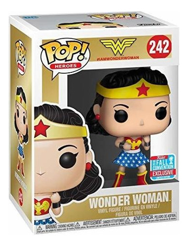 Funko Pop! Heroes Dc Mujer Maravilla Exclusivo Otoño