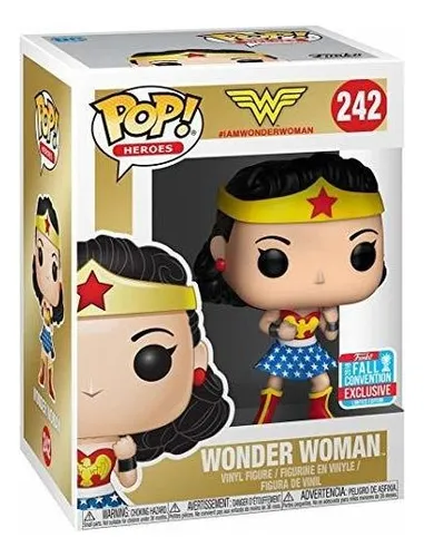 Funko Pop! Heroes Dc Mujer Maravilla Exclusivo Otoño