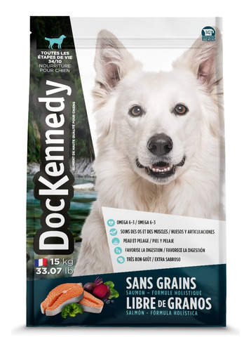 Alimento Doc Kennedy Libre De Granos Salmon 15 Kg