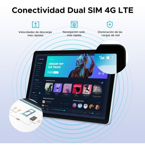 Doogee Tabg6 Android15 Tablet 11pulgadas Con Ratón Y Teclado