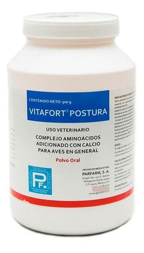 Imagen 1 de 1 de Vitafort Postura 1/2 Kg. Parfarm