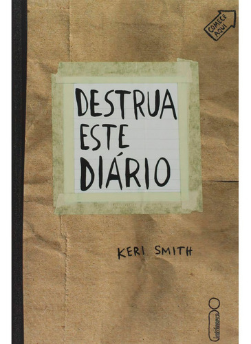 Livro Destrua Este Diário - Keri Smith - Ed. Intrínseca