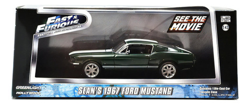 Sean's Ford Mustang 1967 Fast & Furious 1:43 Greenlight