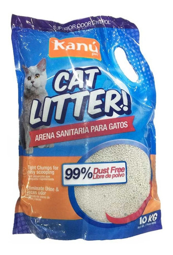 Arena Para Gato Cat Litter Kanu 10 Kg