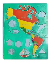 Comprar Plantilla Croquis Mapa Político  De America