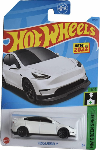 Hot Wheels - Tesla Model Y - Blanco - Hw Green Speed -  - M.