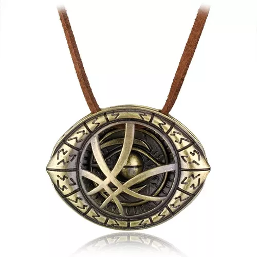 MARVEL DRSTEYEPNK03 Doutor Estranho Olho de Agamotto Colar com pingente,  ouro