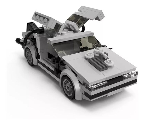 Delorean Volver Al Futuro Para Armar Megaconstrux Compatible