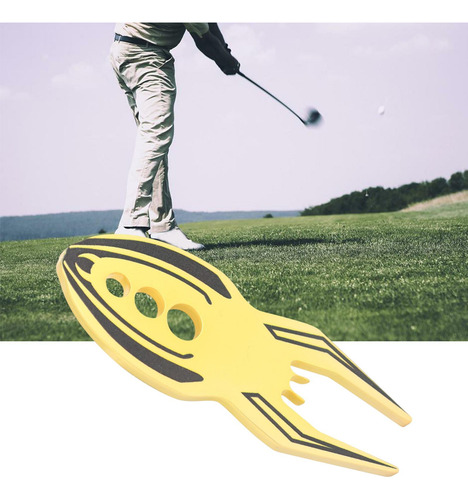 Herramienta De Reparación De Chuletas De Golf Dorado