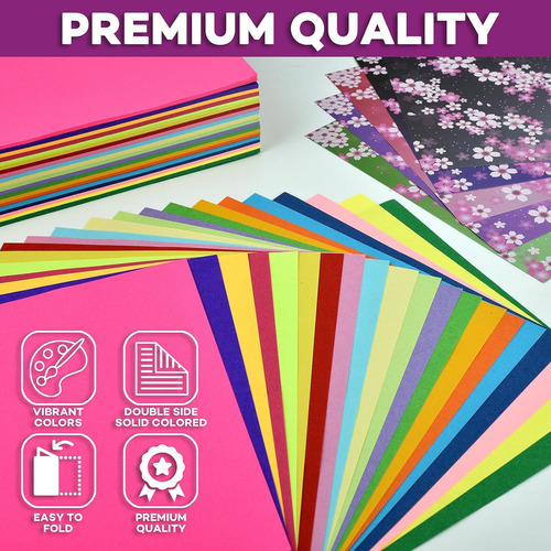 Kit De Papel Para Origami. 450 Hojas