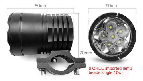 Luces De Conducción De Motocicleta Atv Focos Para Camión Sup