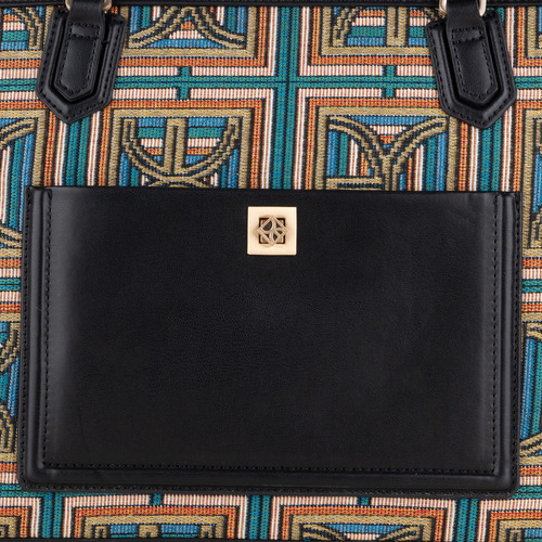 Bolsa Satchel Cloe Tratmin Mediano Color Multicolor