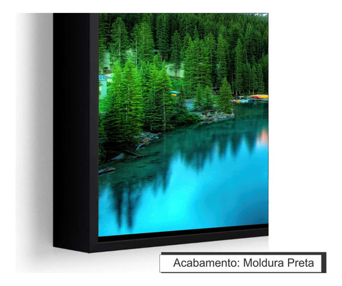 Quadro Decorativo Canvas Filete Montanhas Horizonte Paisagem