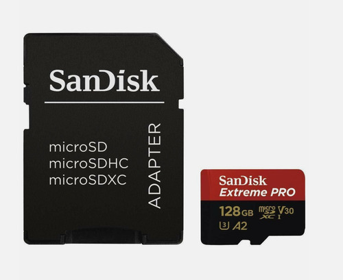 Memoria Micro Sd Sandisk Extreme Pro 128 Gb 4k Udh V30