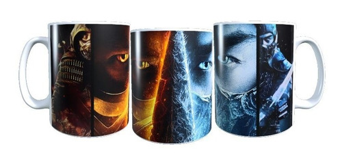 Mug Taza Personalizado Mortal Kombat Scorpion Subzero