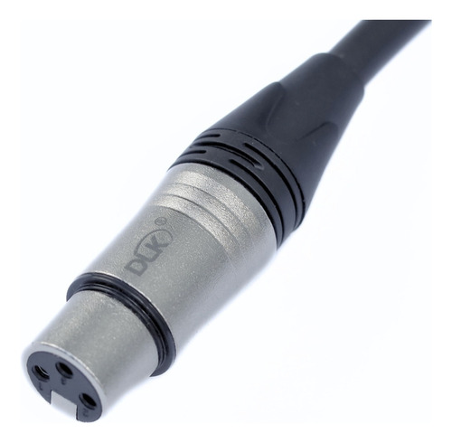 Cabo Xlr Splitter Y 30 Cm Divisor 1 Fêmea Para 2 Canon Macho