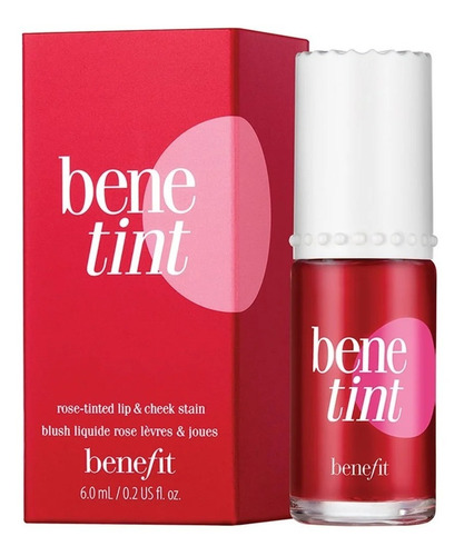 Benetint Tinta De Labios Y Mejillas Benefit 6 Ml Color Rojo Rojo
