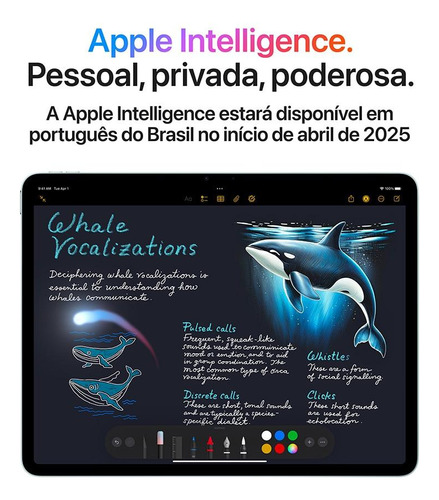 Apple iPad Air 11 M3, 7ª Geração, Wi-fi, 512gb - Azul
