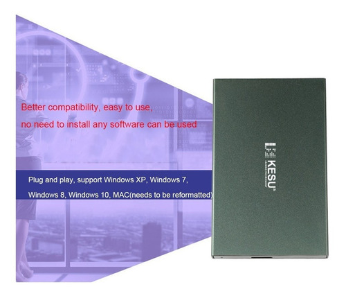 Kesu 2.5 Portable External Hard Drive Hdd Usb 3.0