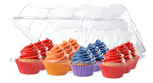 Contenedores De Cupcakes Desechables | Cajas De Cupcakes De