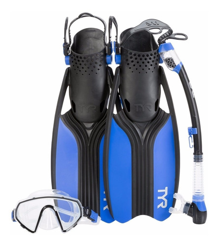 Kit De Buceo Tyr Voyager Mascara Snorkel Patas De Rana