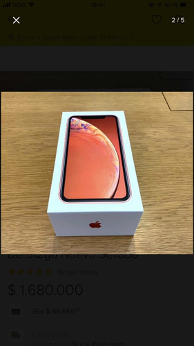 Phone Xr 64gb 12mp/7mp 3gb Ram 4g Sellado Totalmente Nuevo
