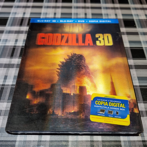 Godzilla 3d - Blu-ray _dvd  Nuevo  Impecable  - Película 