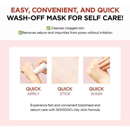Skin1004 Madagascar Centella Poremizing Quick Clay Stickmask Tipo De Pele Normal