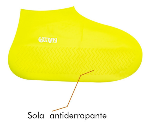 Imagem 3 de 10 de Protetor De Sapato Haiz Silicone Impermeável Para Chuva