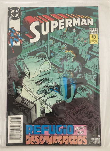 Comic Dc: Superman - Refugio Para Los Desamparados #89. Colección Zinco