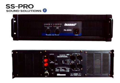 Power Amplificador Lexsen Pa-6000 - Ss-pro