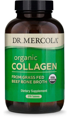 Colágeno Orgánico Dr. Mercola 270 Tabletas