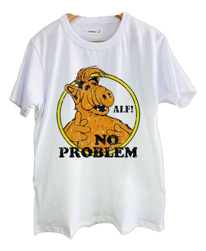 Remeras Estampadas Dtg Full Hd Alf No Hay Problema Circulo