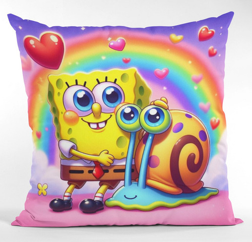 Almofadaabraços Que Duram Almofada Presente Especial Para Fã Cor Preto Desenho Do Tecido Bob Esponja