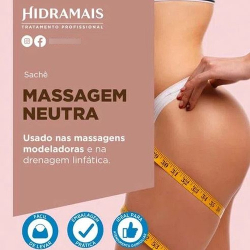 Creme Massagem Neutro Profissional Hidramais 1kg Caixa Com 6