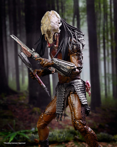 Action Figure Predador Prey Neca Avp Alien Scar Boneco Feral