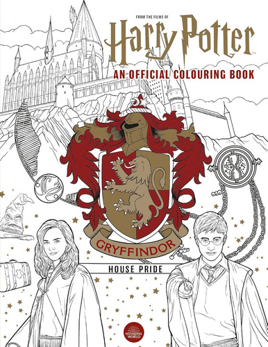 Harry Potter: Gryffindor House Pride Colouring Book, Editorial Batsford, Tapa Blanda, En Ingles, 64 Páginas, 2021